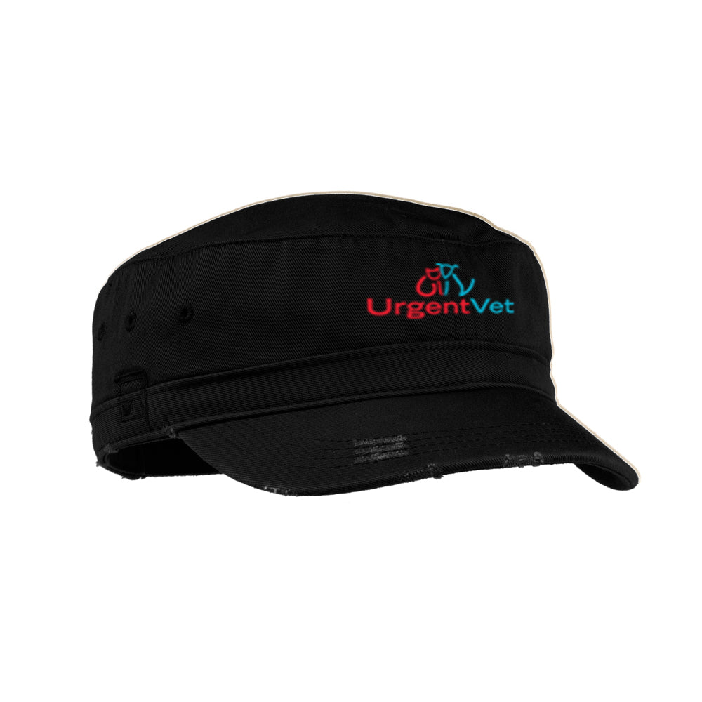 District ® Distressed Military Hat