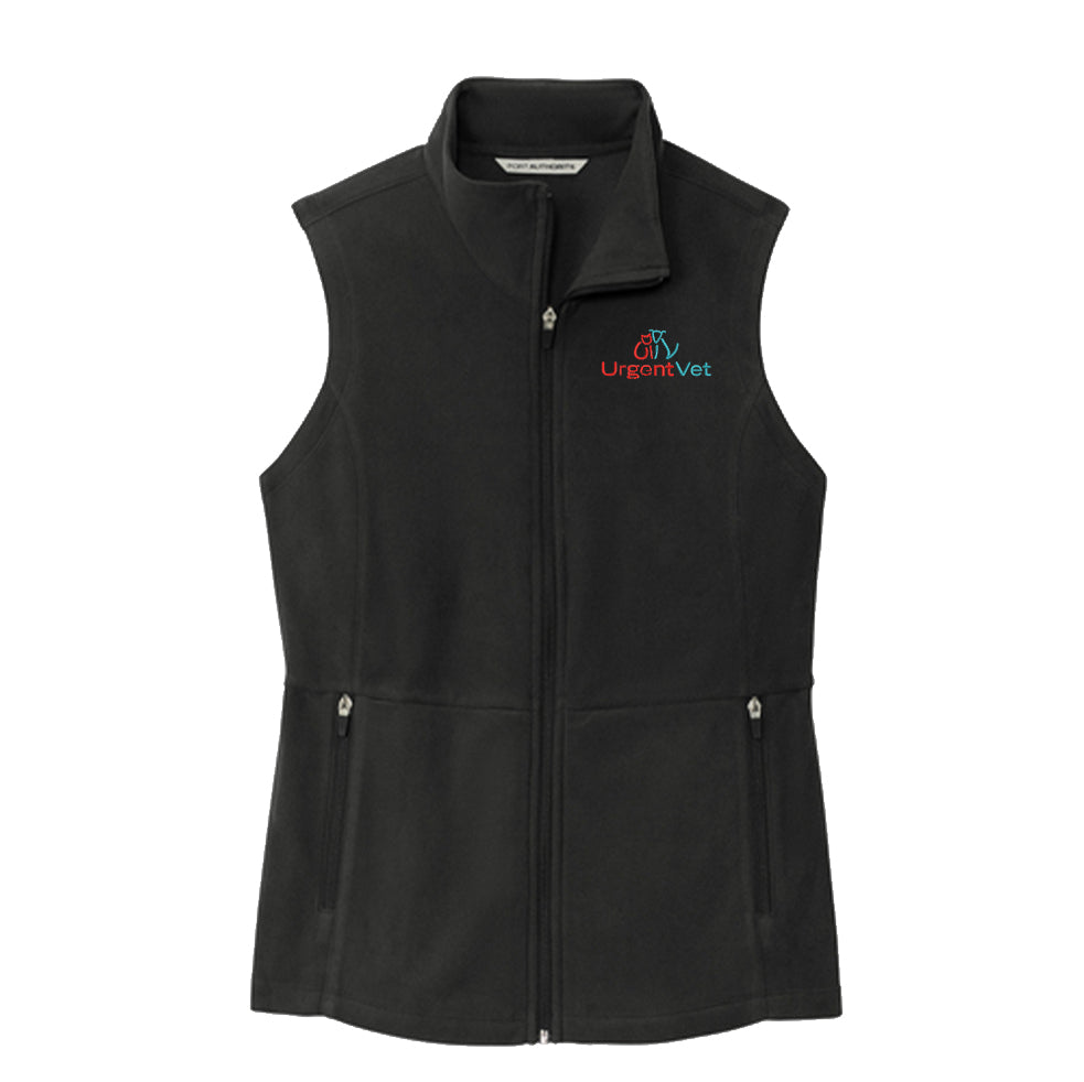 Avella Women's Micro Fleece Vest - Black
