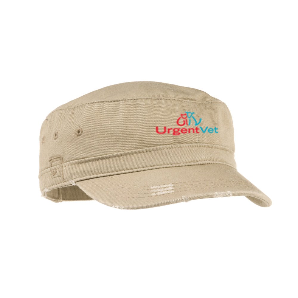 District ® Distressed Military Hat